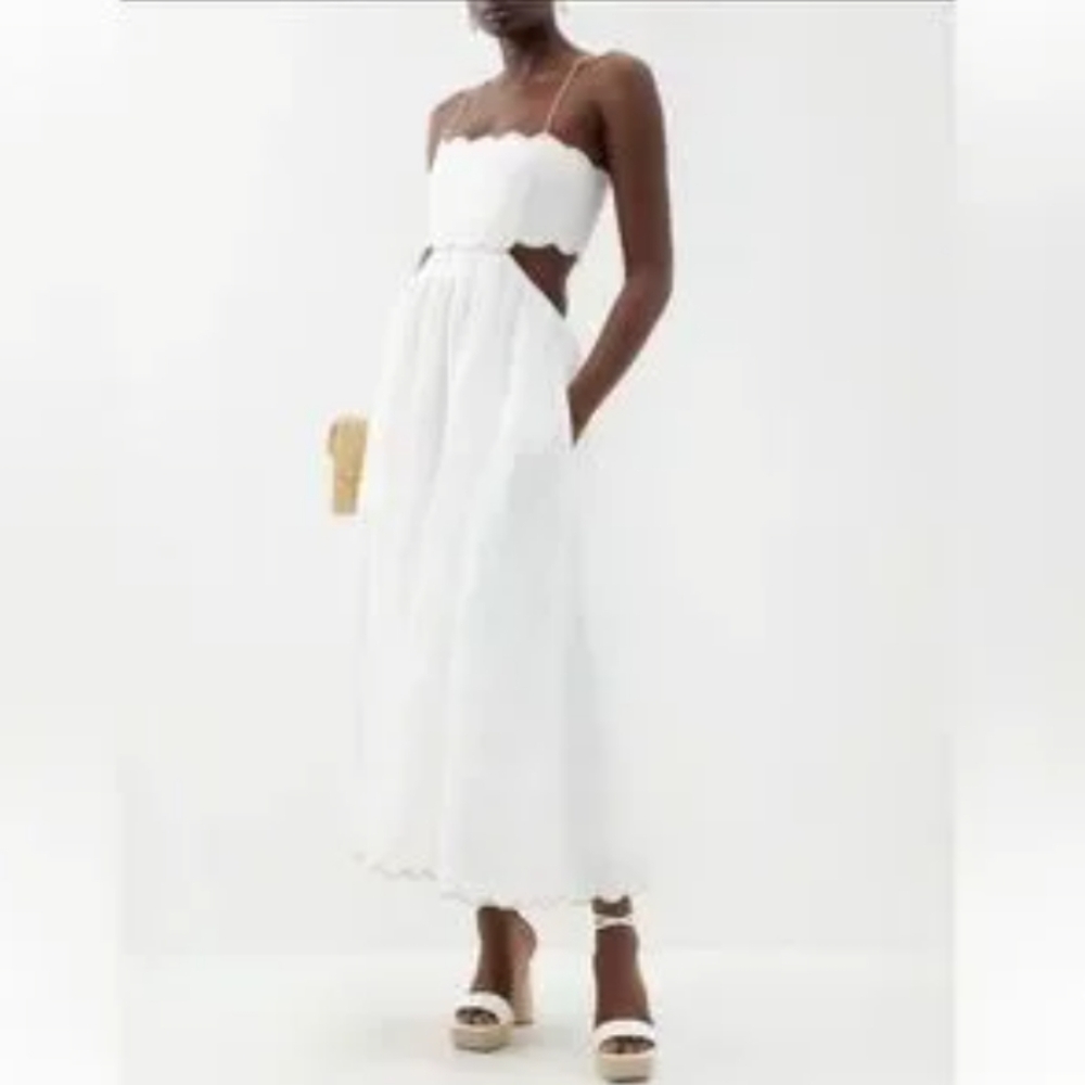 Zimmermann White Mini Dress